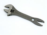 31 Black Adjustable Wrench 8In