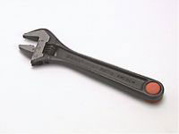 BAHCO 8070 Black Adjustable Wrench 6In