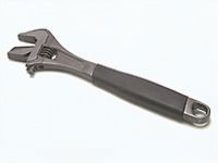 9072P Black Ergo Adj Wrench 10In Rev Jaw