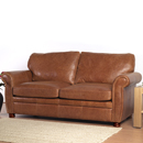 and Lloyd Winchester tan leather sofa