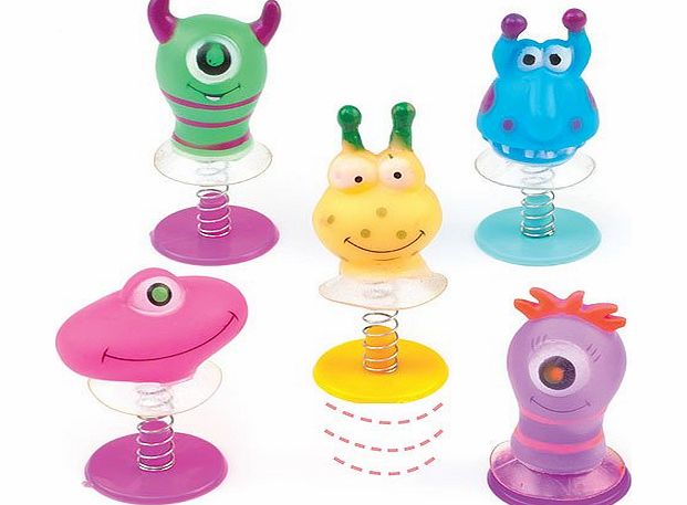 Baker Ross Monster Jump-Ups 6 Assorted Party Bag Fillers for Boys amp; Girls, Childrens Prizes- Pack of 6