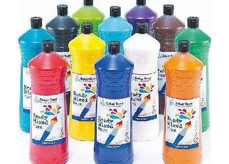 Baker Ross Ready Mixed Paint - Special Offer Multi Pack