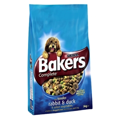 Bakers Adult Complete Dog Food with Rabbit, Duck and#38; Vegetables 15kg