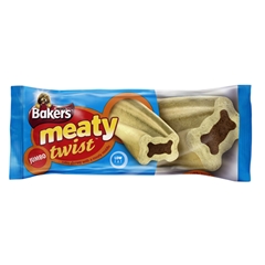 Bakers Jumbo Meaty Twist Dog Treat 200gm