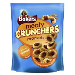 bakers Meaty Crunchers Morsels 125g