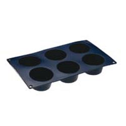 bakers Pride Deep cup muffin mould silicone 6