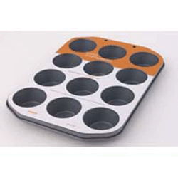 bakers Pride Muffin pan non-stick 12 cup