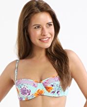 Baku, 1295[^]224723 Moi Belle Net Overlay Balconette - Pacific