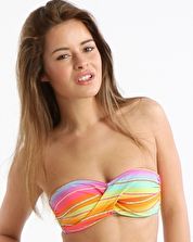 Baku, 1295[^]224702 Sicilian Stripe Twist Bandeau - Multi