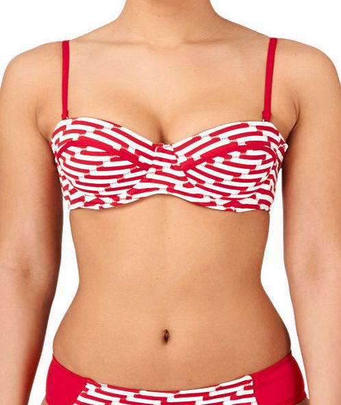 Baku Womens Baku Capri Balconette Bikini Top - Ruby