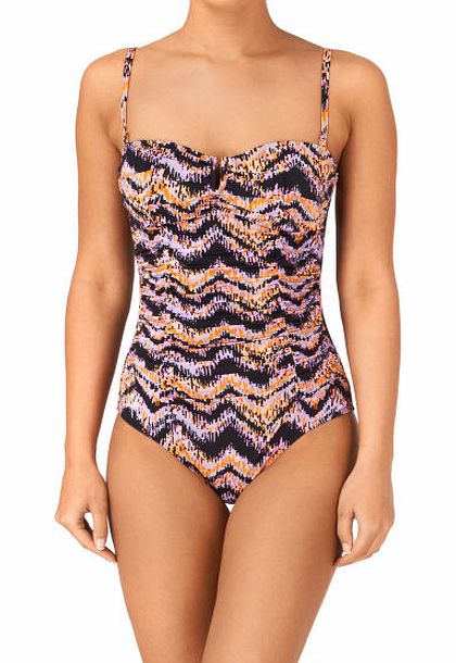 Baku Womens Baku Havana Bandeau Swimsuit - Black