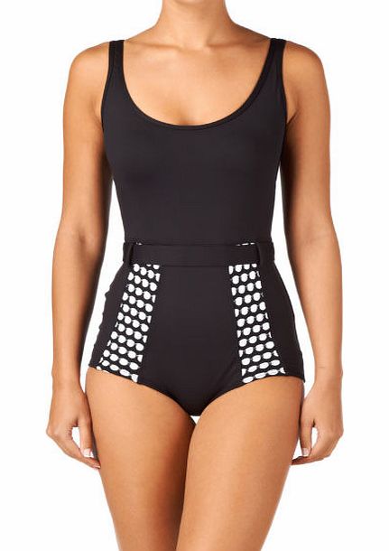 Baku Womens Baku St Martins Boyleg Swimsuit - Black