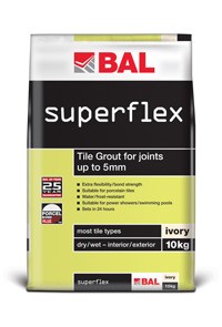 bal Superflex Wall Grout Ivory 10KG