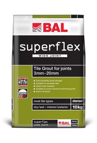 bal Superflex Wide Joint Grout Grey 35KG