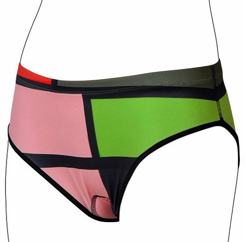 Baleaf Womens 3D Padded Bicycle Cycling Underwear Shorts Grid Style (Padding pro) L