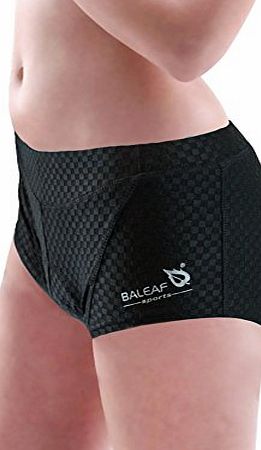 Baleaf Womens 3D Padded Cool Max Bicycle Underwear Shorts - Black, Large