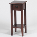 Mahogany 1 drawer pedestal table furniture
