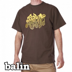 T-Shirts - Balin Graffiti T-Shirt - Walnut