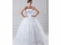 Ball Gown Strapless Backless 3D-flower