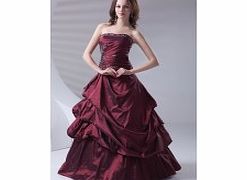 Ball Gown Strapless Backless Asymmetrical