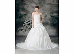 Ball Gown Sweetheart Backless 3D-flower Pleat