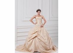 Ball Gown Sweetheart Backless Beading Pick-up