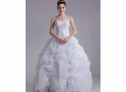 Ball Gown Sweetheart Backless Beading Wavy