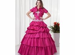 Ball Gown Sweetheart Beading Pick-up Ruffles