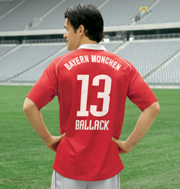 Adidas Bayern Munich home (Ballack 13) 05/06