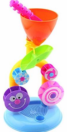 Ballen_Ma Baby Water Toy Sandglass Waterwheel Water Truck Toy Child Beach Toys