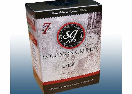 Balliihoo Homebrew Homebrew amp; Wine Making - Solomon Grundy Original - 30 Bottle Rose Wine Ingredient Kit
