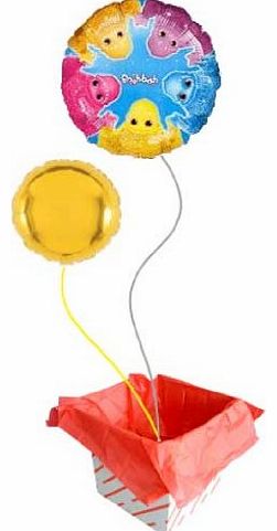 BalloonDevil Boohbah 18 Inch Foil Balloon (Inflated) Balloon in a Box - 2 Balloons