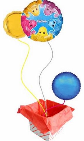 BalloonDevil Boohbah 18 Inch Foil Balloon (Inflated) Balloon in a Box - 3 Balloons