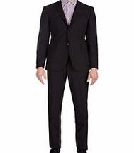 Black tonal weave wool suit