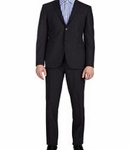 Navy blue wool suit