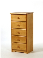 Balmoral 5 Drawer Narrow Chest of Drawers