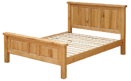 Balmoral Solid Oak Bed - High End - Double,