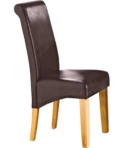 Baltimore Pair of Scrollback Dining Chairs -