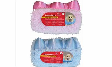 Bamboo Pink Puppy Teething Blanket by Bamboo