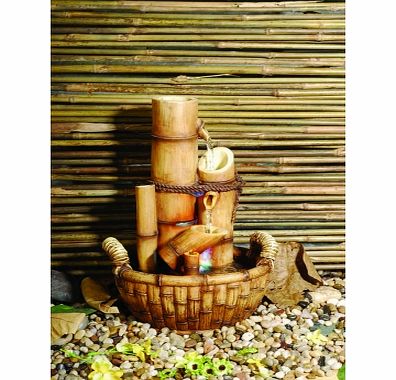 Bamboo Tubes Table Top Indoor Water Feature