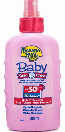 Banana Boat Baby Tear Free Spray Lotion SPF50