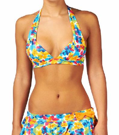 Banana Moon Womens Banana Moon Flowers Bikini Top - Orange