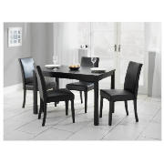 Banbury 4 Seat Set, Black