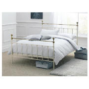 Double Bedstead, Cream, With Silentnight