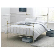 Banbury King Bedstead, Cream, With Brook Mattress