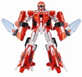 Power Rangers Operation Overdrive - 12.5cm Operation Overdrive Battlized Figure - Red Turbo