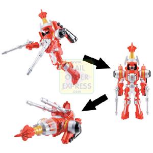 Bandai Power Rangers Operation Overdrive Turbo Drill 12 5cm Red