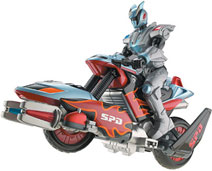 Bandai Power Rangers SPD - Shadow SPD Uni-Force Cycle