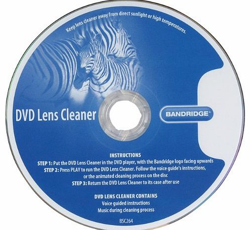 Bands of Gold Bandridge Voice Guided 4 Brush DVD Lens Cleaner