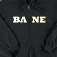 Bane Black / White (zip) Hoodie
